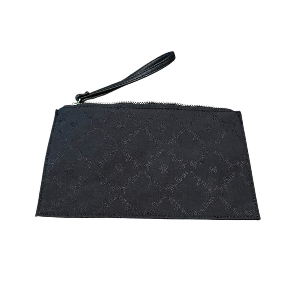 Juicy Couture Black Sleek Wristlet Clutch - Picture 2 of 6